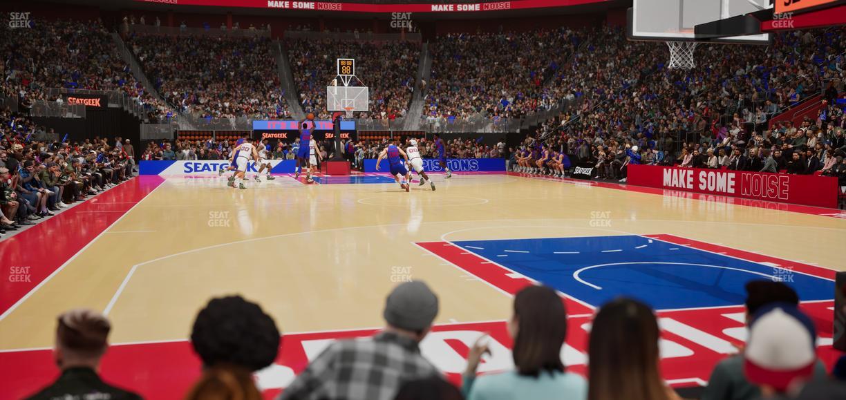 Little Caesars Arena - Section Vip B Seat View