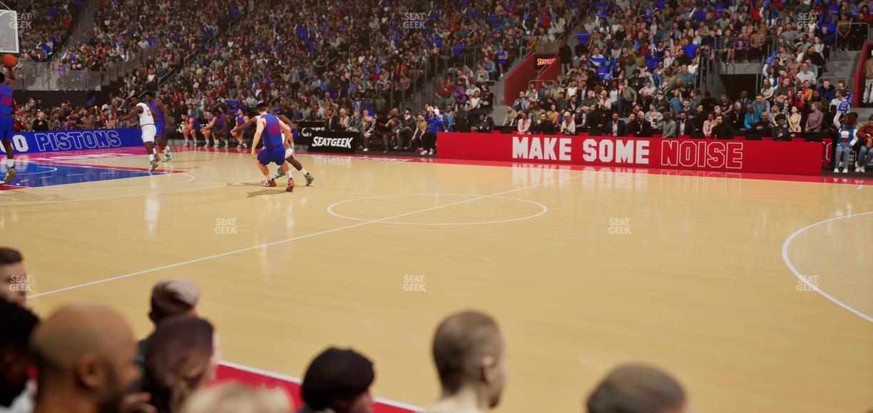 Little Caesars Arena - Section Vip C Seat View