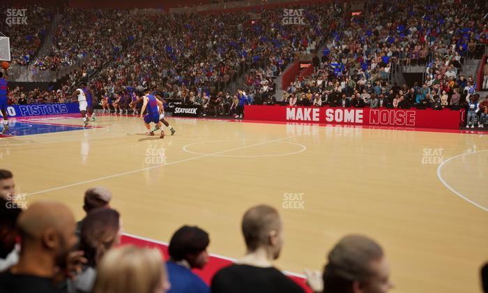 Little Caesars Arena - Section Vip C Seat View