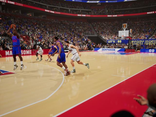 Little Caesars Arena - Section Vip D Seat View