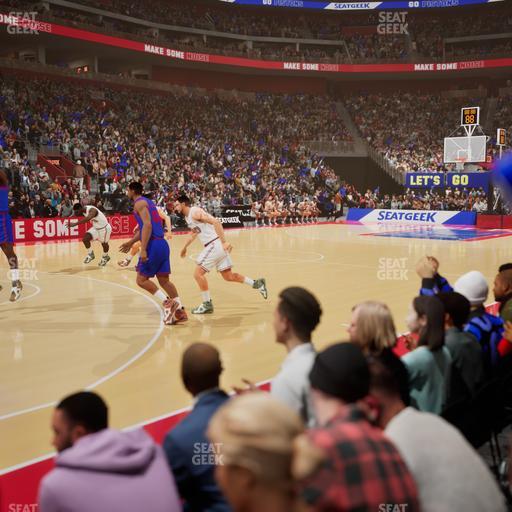 Little Caesars Arena - Section Vip D Seat View