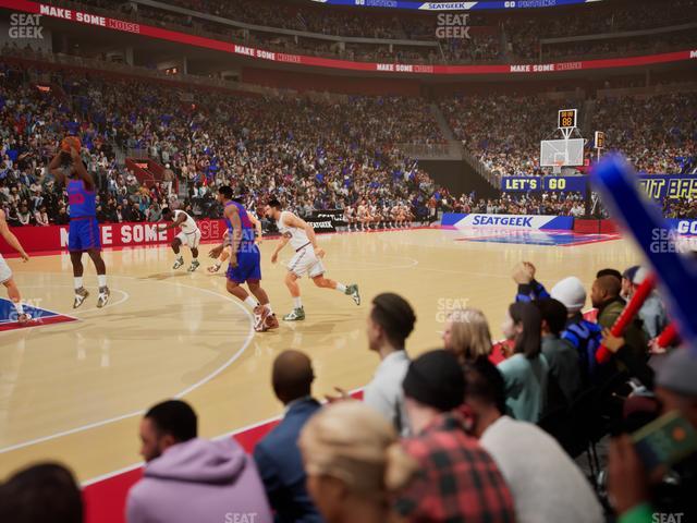 Little Caesars Arena - Section Vip D Seat View