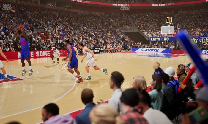 Little Caesars Arena - Section Vip D Seat View