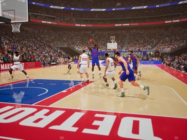 Little Caesars Arena - Section Vip E Seat View