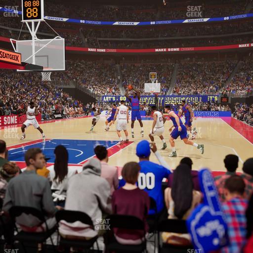 Little Caesars Arena - Section Vip E Seat View