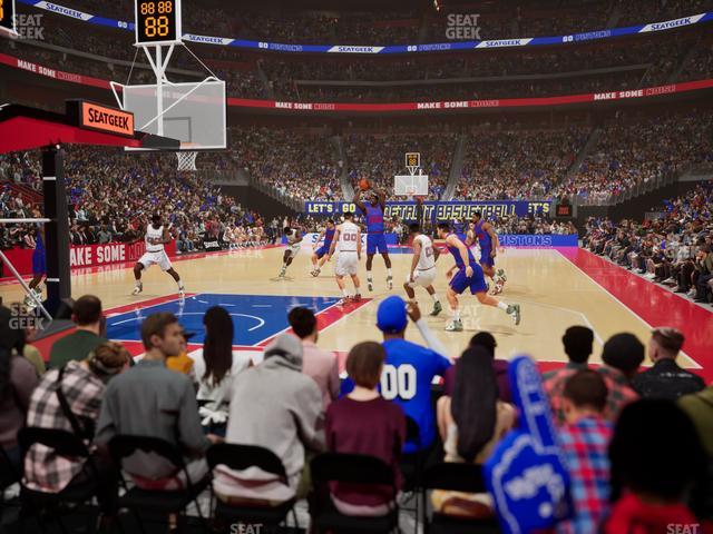 Little Caesars Arena - Section Vip E Seat View