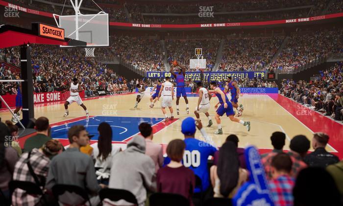 Little Caesars Arena - Section Vip E Seat View