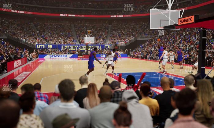 Little Caesars Arena - Section Vip F Seat View