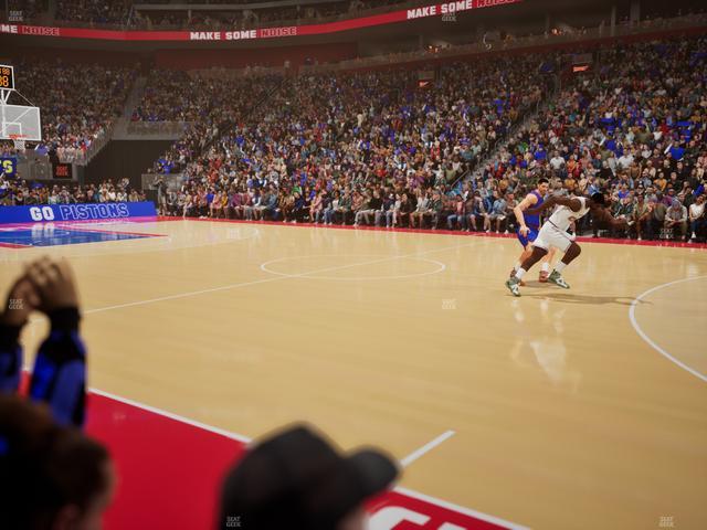 Little Caesars Arena - Section Vip Ff Seat View