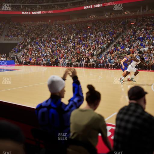 Little Caesars Arena - Section Vip Ff Seat View