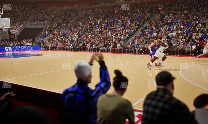 Little Caesars Arena - Section Vip Ff Seat View