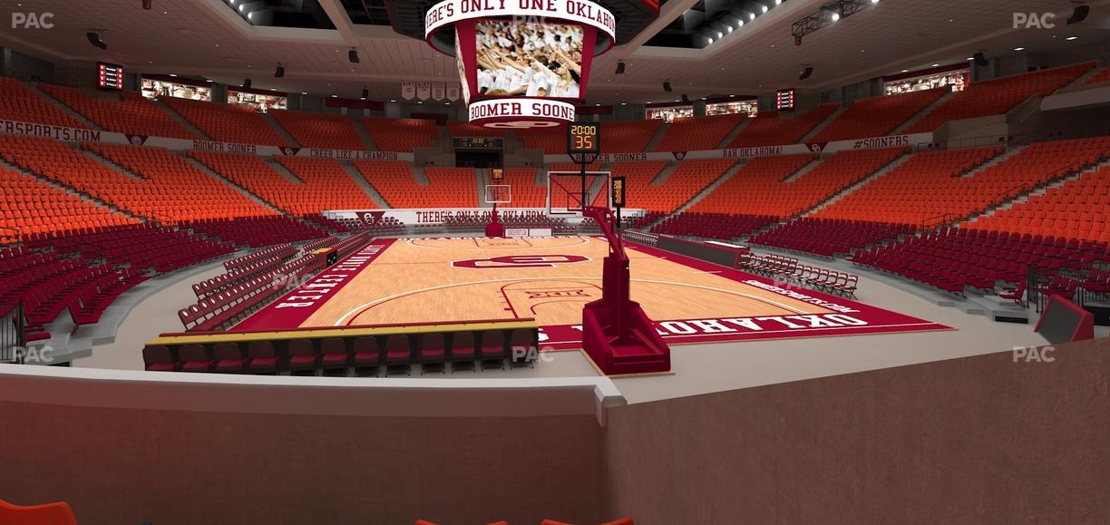 Lloyd Noble Center - Section 101 Seat View