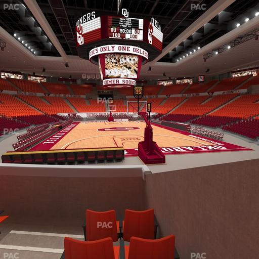 Lloyd Noble Center - Section 101 Seat View