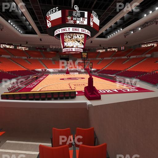 Lloyd Noble Center - Section 101 Seat View