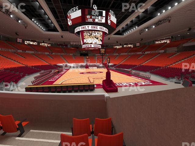 Lloyd Noble Center - Section 101 Seat View