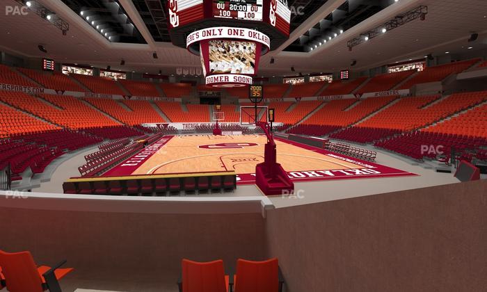 Lloyd Noble Center - Section 101 Seat View