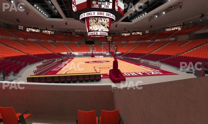 Lloyd Noble Center - Section 101 Seat View