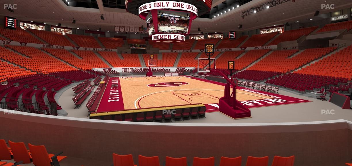 Lloyd Noble Center - Section 102 Seat View