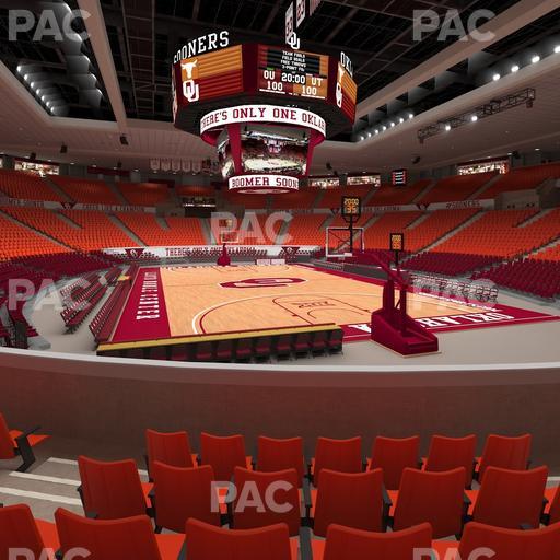 Lloyd Noble Center - Section 102 Seat View
