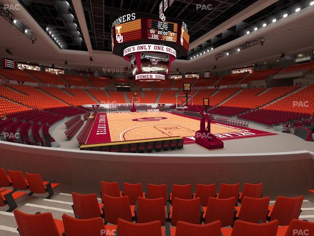 Lloyd Noble Center - Section 102 Seat View