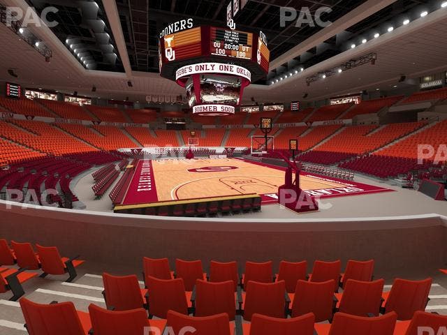 Lloyd Noble Center - Section 102 Seat View
