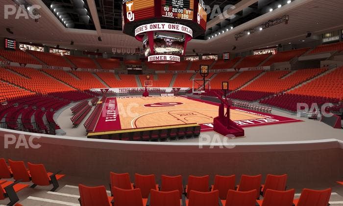 Lloyd Noble Center - Section 102 Seat View