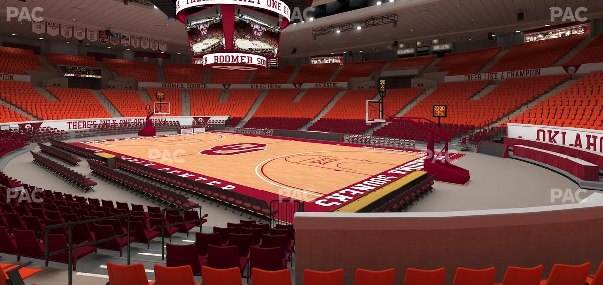 Lloyd Noble Center - Section 104 Seat View