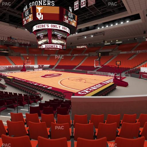 Lloyd Noble Center - Section 104 Seat View