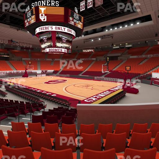 Lloyd Noble Center - Section 104 Seat View