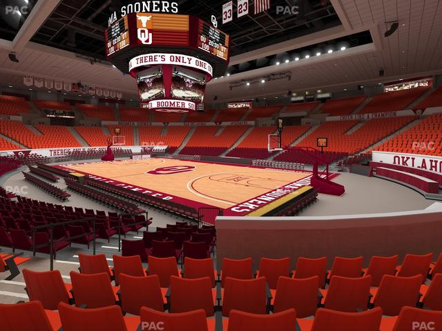 Lloyd Noble Center - Section 104 Seat View