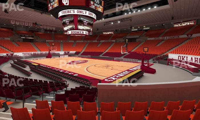 Lloyd Noble Center - Section 104 Seat View