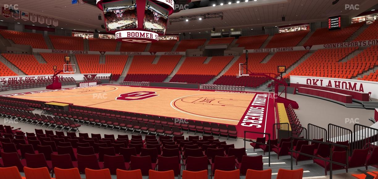 Lloyd Noble Center - Section 105 Seat View