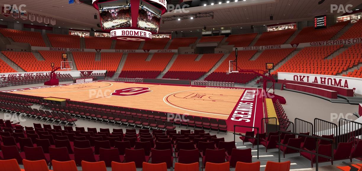 Lloyd Noble Center - Section 105 Seat View