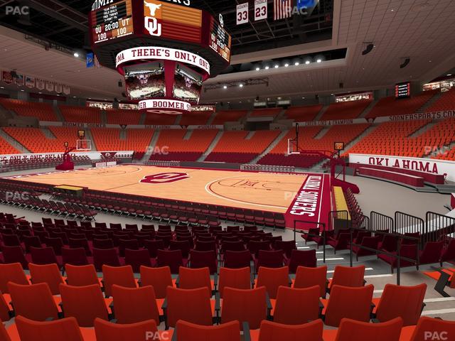 Lloyd Noble Center - Section 105 Seat View