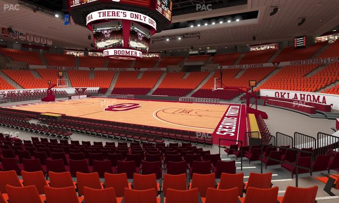 Lloyd Noble Center - Section 105 Seat View