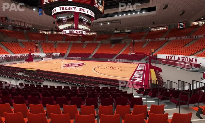Lloyd Noble Center - Section 105 Seat View