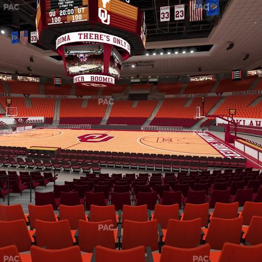 Lloyd Noble Center - Section 106 Seat View