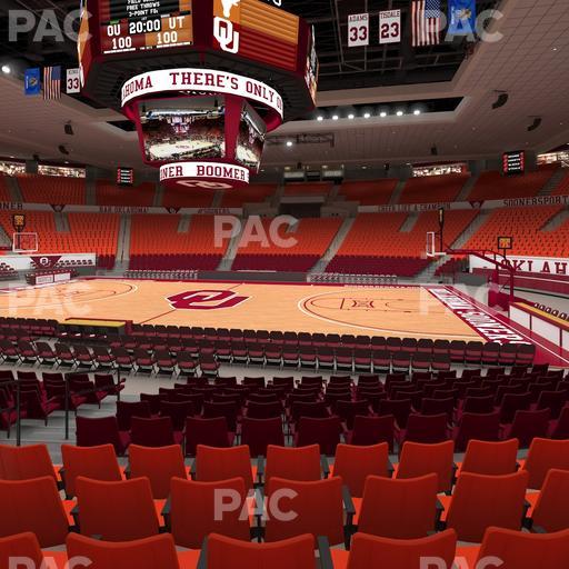 Lloyd Noble Center - Section 106 Seat View