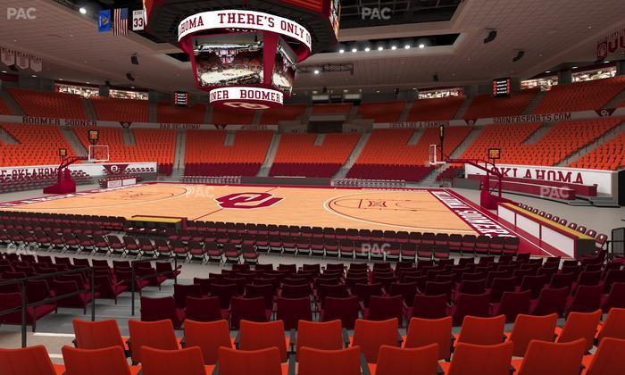 Lloyd Noble Center - Section 106 Seat View