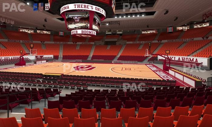 Lloyd Noble Center - Section 106 Seat View