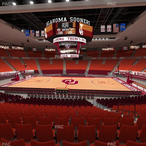 Lloyd Noble Center - Section 107 Seat View