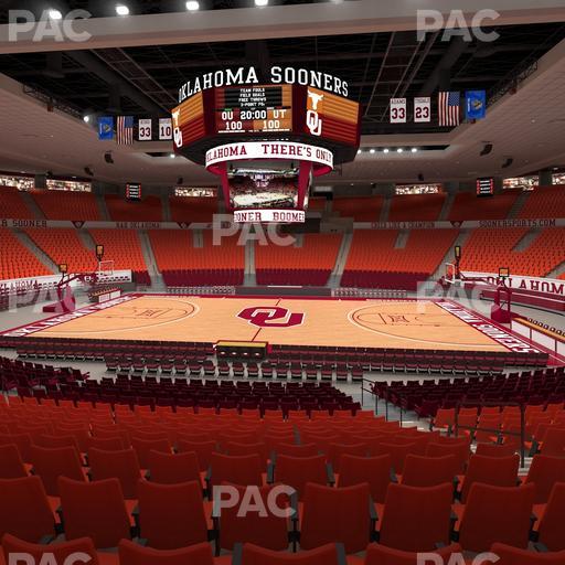 Lloyd Noble Center - Section 107 Seat View