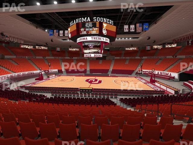 Lloyd Noble Center - Section 107 Seat View