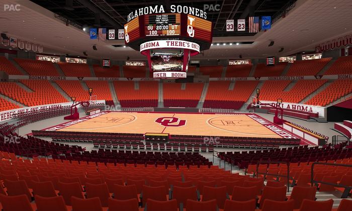 Lloyd Noble Center - Section 107 Seat View