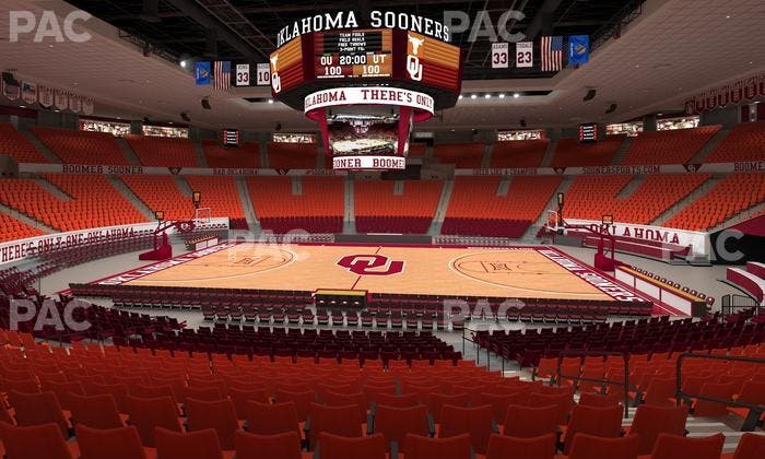 Lloyd Noble Center - Section 107 Seat View