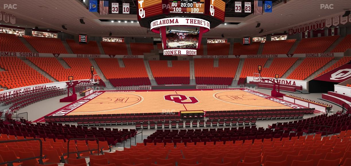 Lloyd Noble Center - Section 108 Seat View