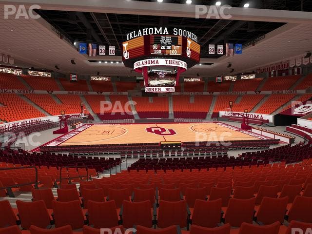 Lloyd Noble Center - Section 108 Seat View