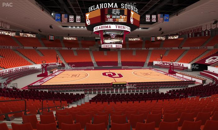 Lloyd Noble Center - Section 108 Seat View