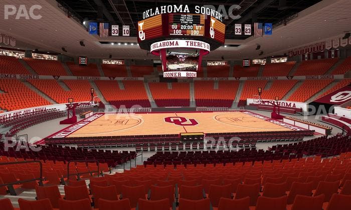 Lloyd Noble Center - Section 108 Seat View