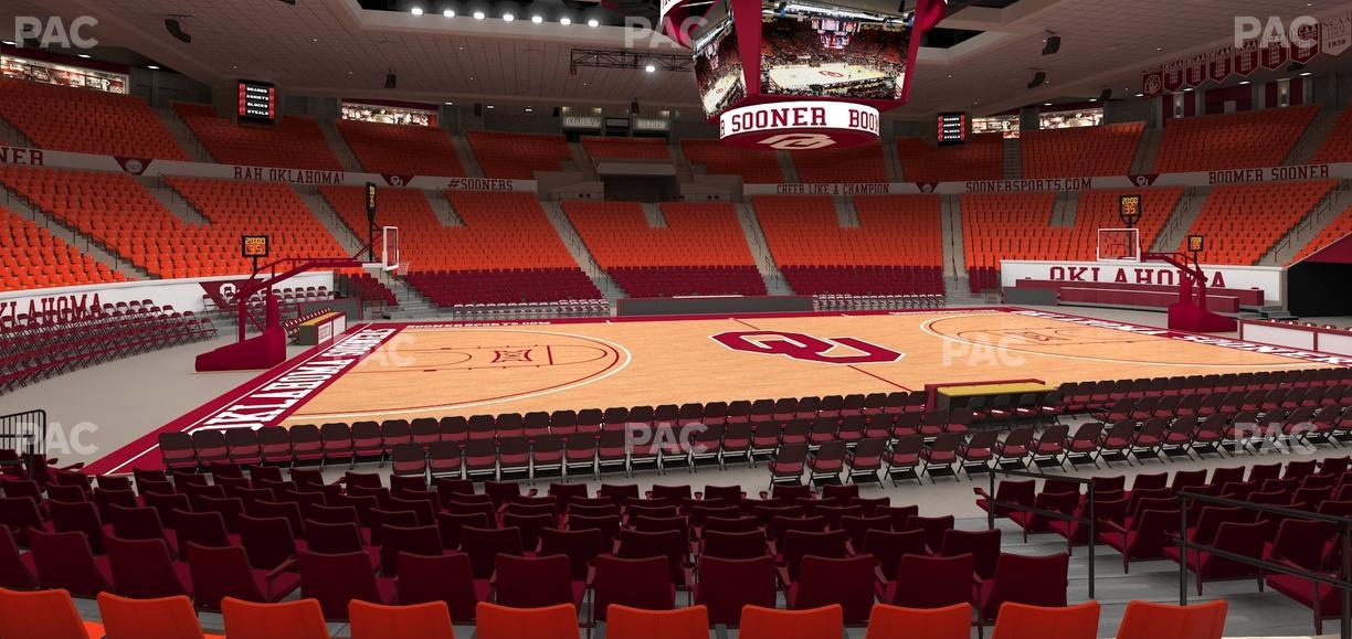 Lloyd Noble Center - Section 109 Seat View